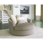 Signature Design by Ashley Creswell 1530521 Oversized Swivel Accent Chair | American Furniture of Slidell