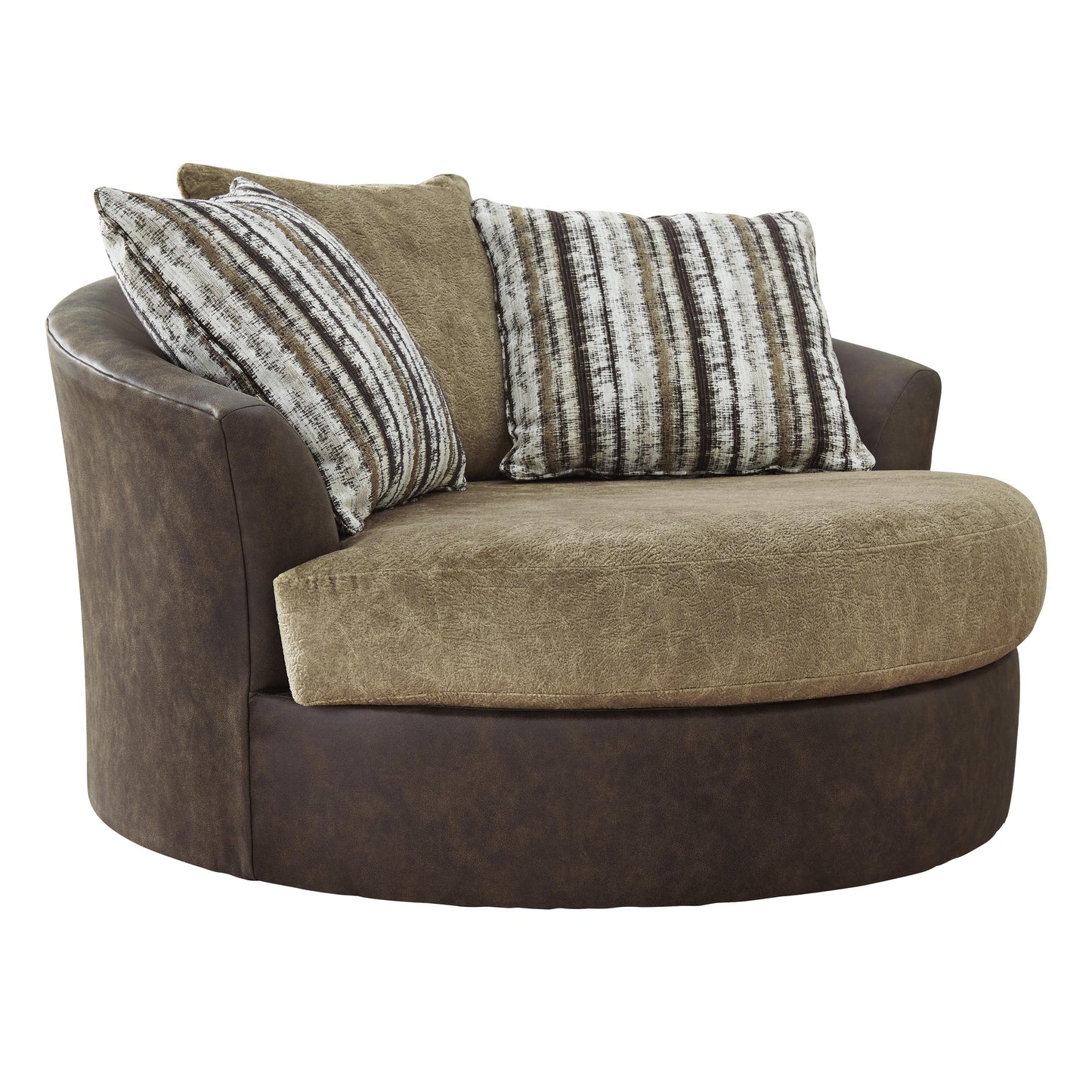 Signature Design by Ashley Alesbury Swivel Fabric Accent Chair 1870421 IMAGE 1