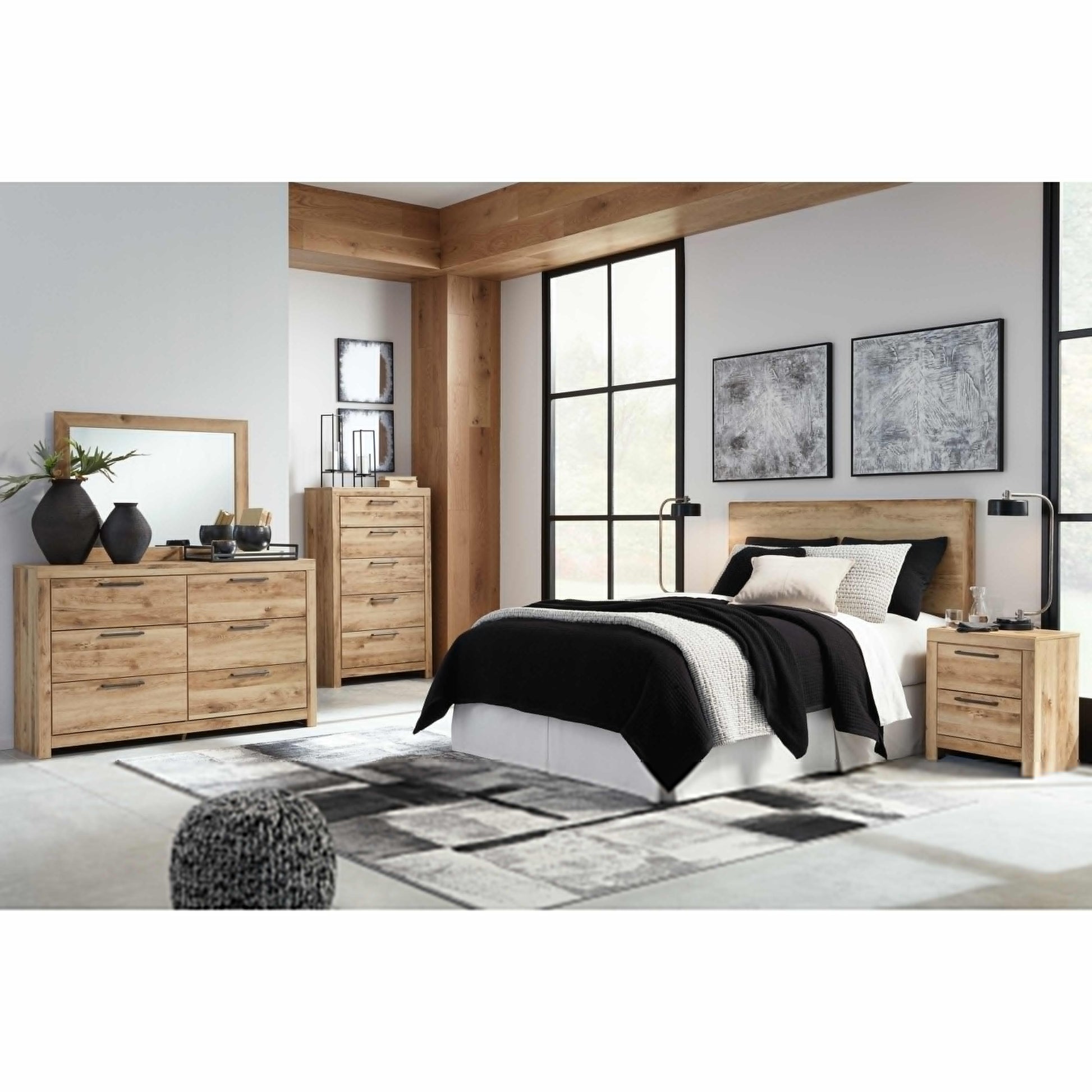 Signature Design by Ashley Hyanna B1050-92 Two Drawer Night Stand | American Furniture of Slidell