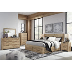 Signature Design by Ashley Hyanna B1050B8 Queen Panel Storage Bed with 2 Under Bed Storage Drawers IMAGE 6