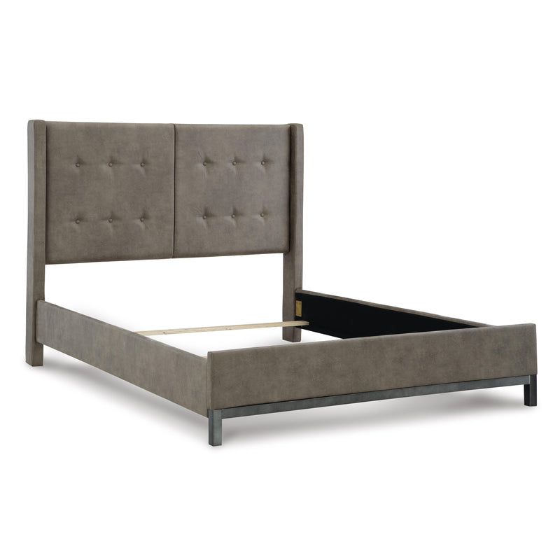 Signature Design by Ashley Wittland Queen Upholstered Panel Bed B374-57/B374-54 IMAGE 4