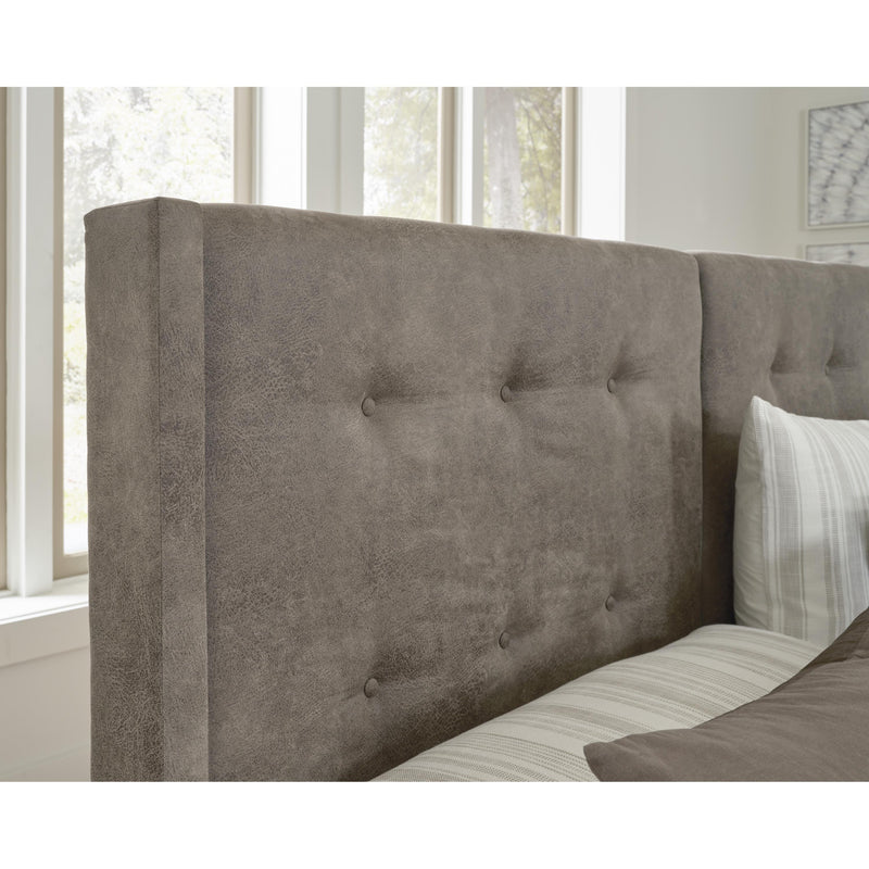 Signature Design by Ashley Wittland Queen Upholstered Panel Bed B374-57/B374-54 IMAGE 6