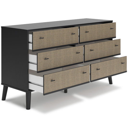 Signature Design by Ashley Charlang EB1198-231 Six Drawer Dresser | American Furniture of Slidell