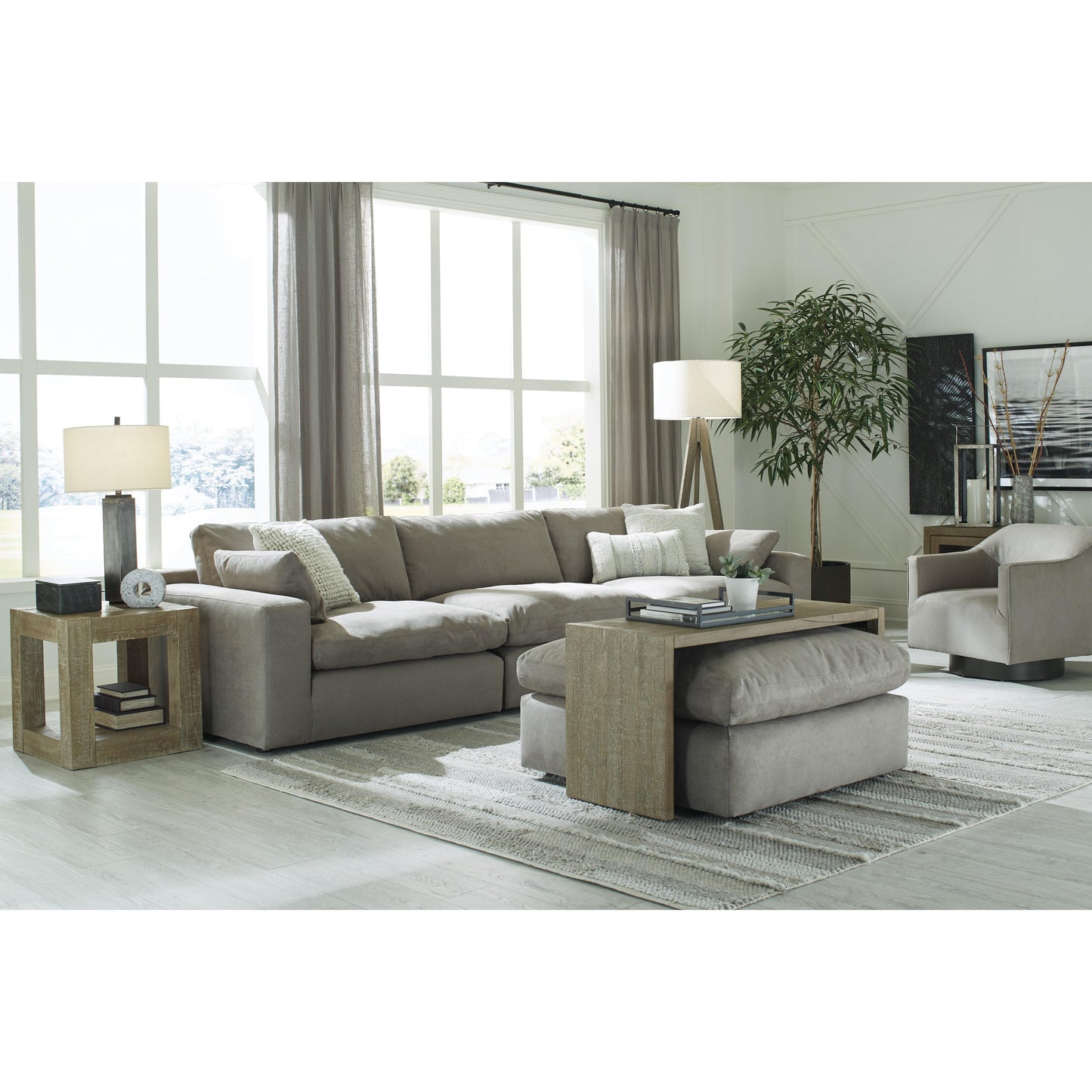 Signature Design by Ashley Next-Gen Gaucho Leather Look 3 pc Sectional 1540364/1540346/1540365 IMAGE 3