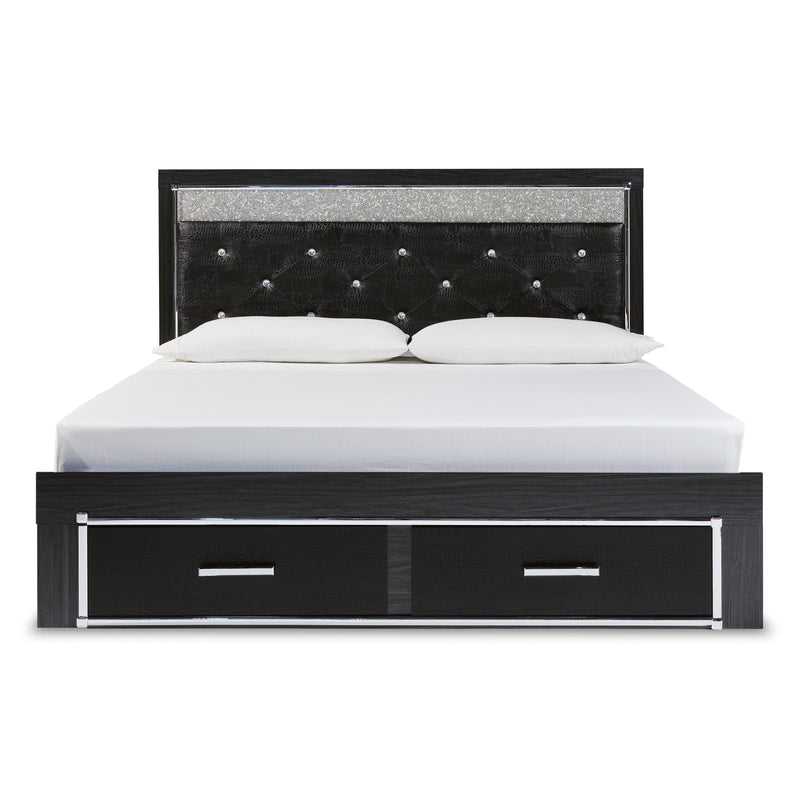 Signature Design by Ashley Kaydell King Upholstered Panel Bed with Storage B1420-158/B1420-56S/B1420-97 IMAGE 2