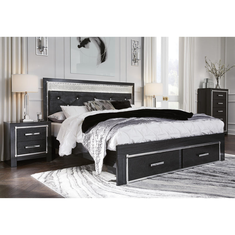 Signature Design by Ashley Kaydell King Upholstered Panel Bed with Storage B1420-158/B1420-56S/B1420-97 IMAGE 8