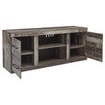 Signature Design by Ashley Derekson EW0200-268 Large TV Stand with Fireplace Option | American Furniture of Slidell