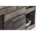 Signature Design by Ashley Derekson EW0200-268 Large TV Stand with Fireplace Option | American Furniture of Slidell