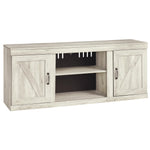Signature Design by Ashley Bellaby EW0331-268 Large TV Stand with Fireplace Option | American Furniture of Slidell
