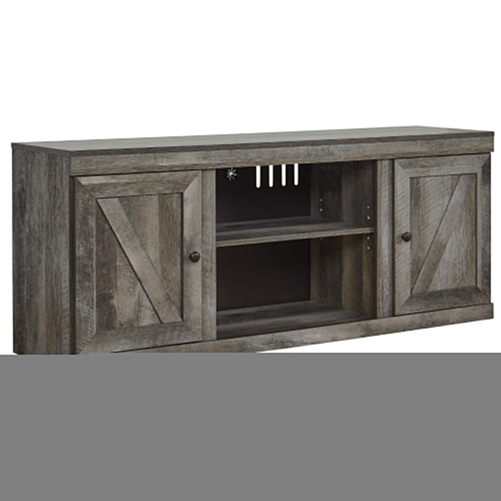 Signature Design by Ashley Wynnlow EW0440-268 Large TV Stand with Fireplace Option | American Furniture of Slidell