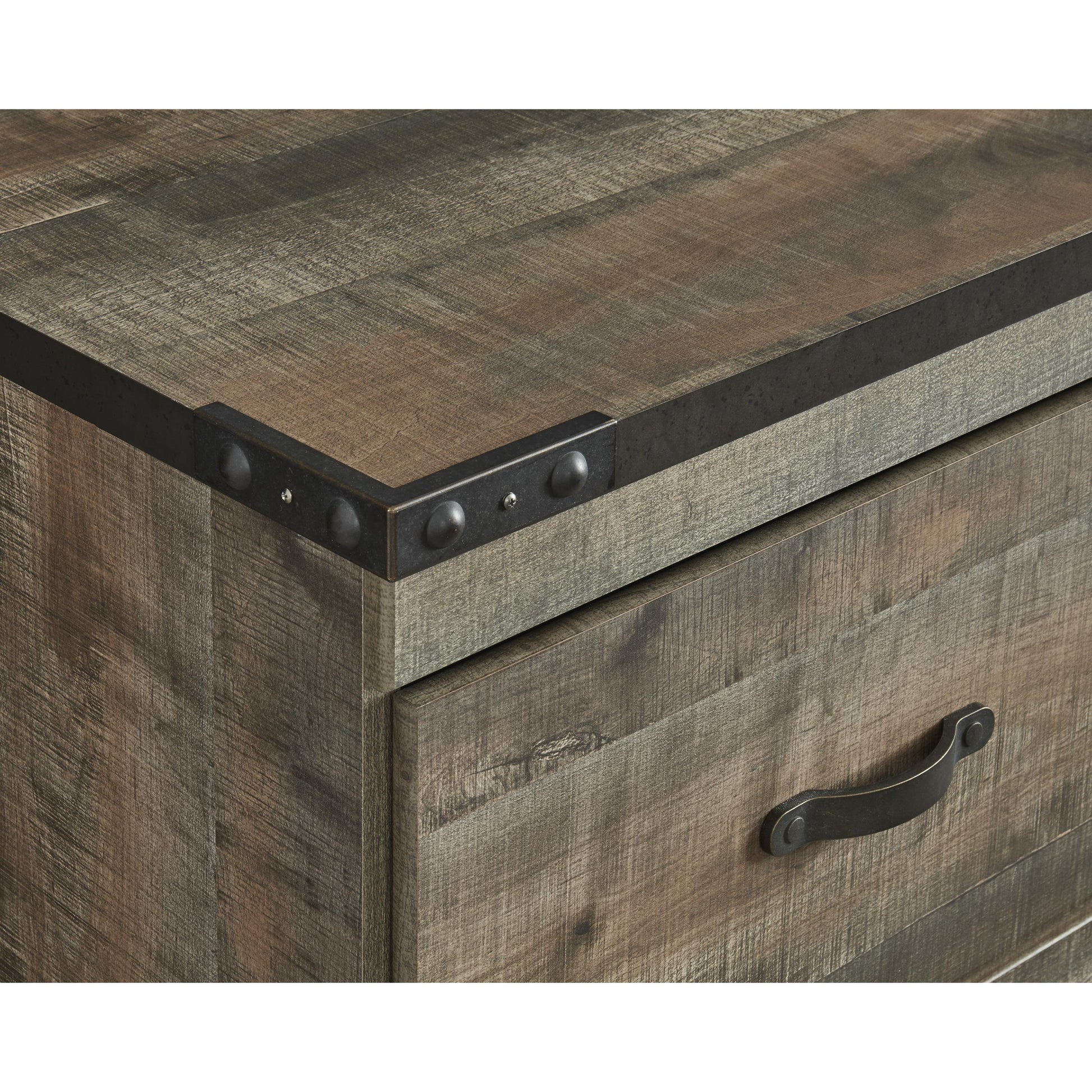 Signature Design by Ashley Trinell EW0446-268 Large TV Stand with Fireplace Option | American Furniture of Slidell