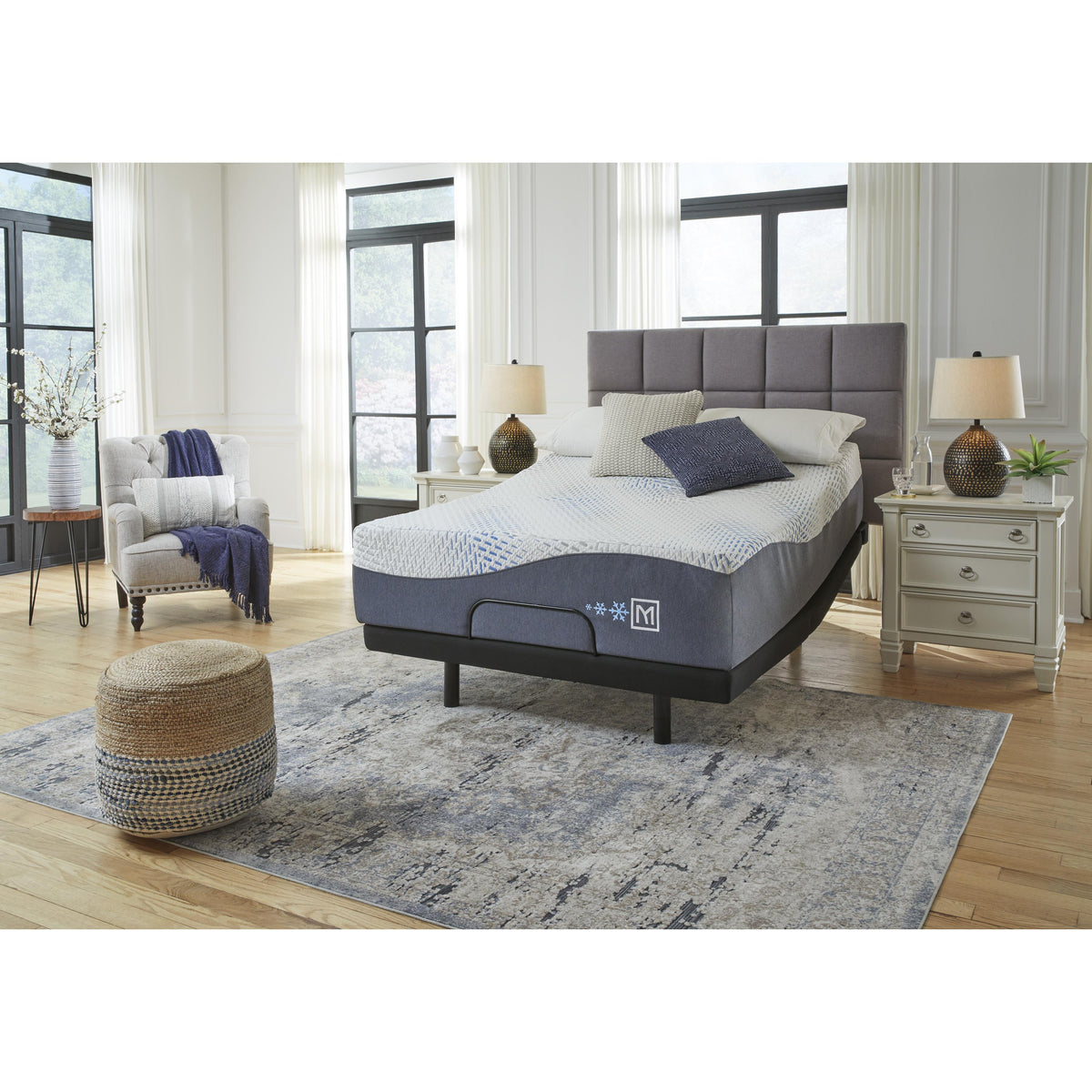 Sierra Sleep Millennium Cushion Firm Gel Memory Foam Hybrid M50751 California King Mattress | American Furniture of Slidell