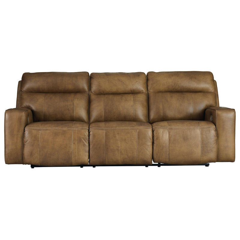 Signature Design by Ashley Game Plan Power Reclining Leather Sofa U1520615 IMAGE 2