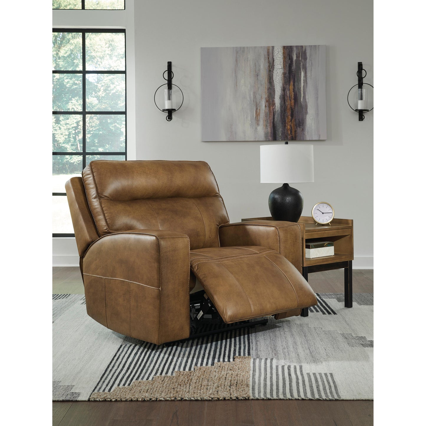 Signature Design by Ashley Game Plan Power Leather Recliner U1520682 IMAGE 7