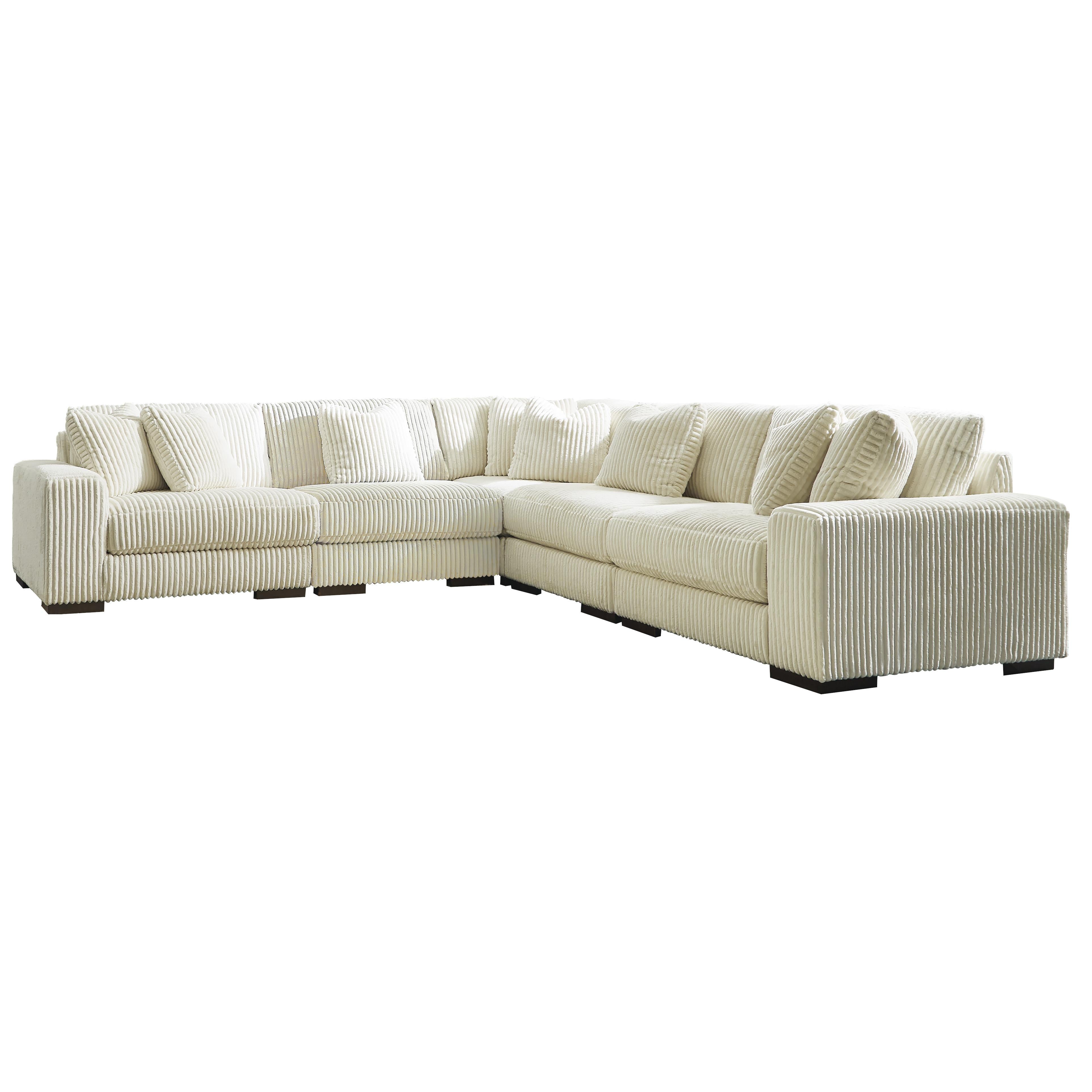 Lindyn 5-pc Sectional in Ivory