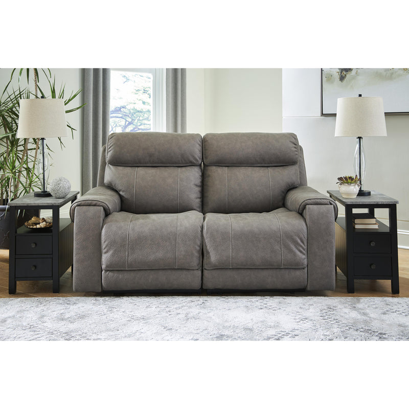 Signature Design by Ashley Starbot Power Reclining Leather Look Loveseat 2350158/2350162 IMAGE 2