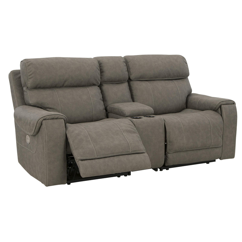 Signature Design by Ashley Starbot Power Reclining Leather Look Loveseat 2350158/2350157/2350162 IMAGE 1