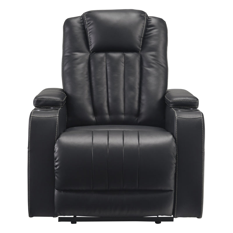 Signature Design by Ashley Center Point Leather Look Recliner with Wall Recline 2400429 IMAGE 3