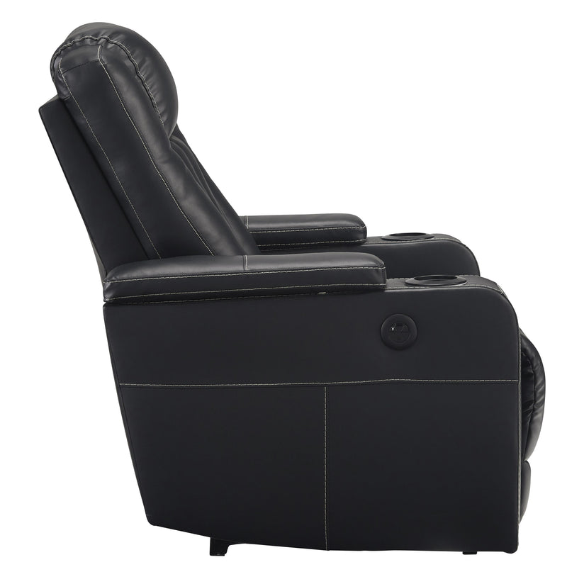 Signature Design by Ashley Center Point Leather Look Recliner with Wall Recline 2400429 IMAGE 4