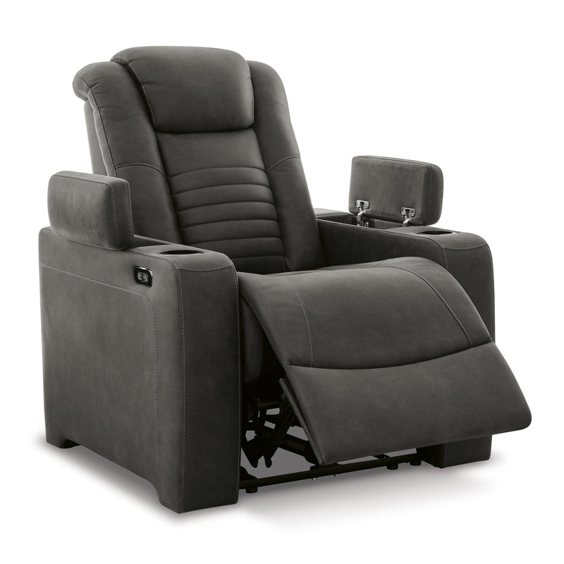 Signature Design by Ashley Soundcheck Power Leather Look Recliner 3060613 IMAGE 2