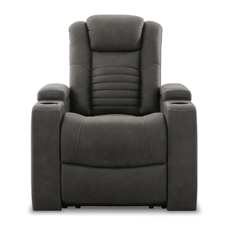 Signature Design by Ashley Soundcheck Power Leather Look Recliner 3060613 IMAGE 3
