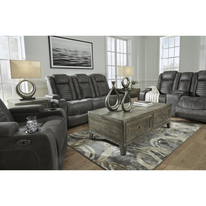 Signature Design by Ashley Soundcheck Power Reclining Leather Look Loveseat 3060618 IMAGE 12