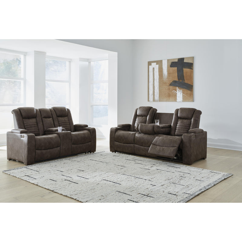 Signature Design by Ashley Soundcheck Power Reclining Leather Look Loveseat 3060718 IMAGE 10
