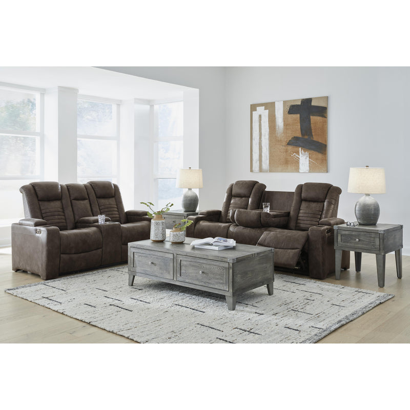 Signature Design by Ashley Soundcheck Power Reclining Leather Look Loveseat 3060718 IMAGE 11