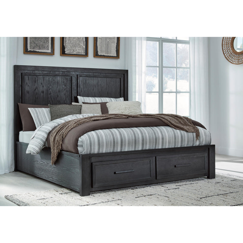 Signature Design by Ashley Foyland Queen Panel Bed with Storage B989-57/B989-54S/B989-96 IMAGE 5