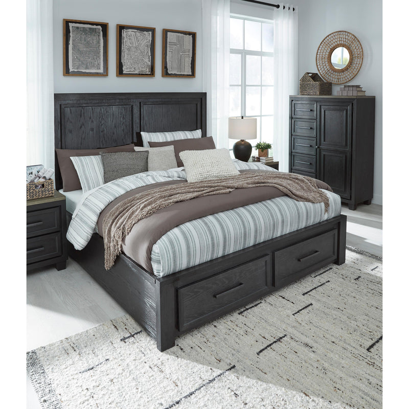 Signature Design by Ashley Foyland Queen Panel Bed with Storage B989-57/B989-54S/B989-96 IMAGE 9