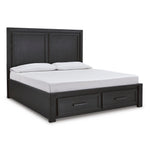  Signature Design by Ashley Foyland B989B4 King Panel Storage Bed IMAGE 1