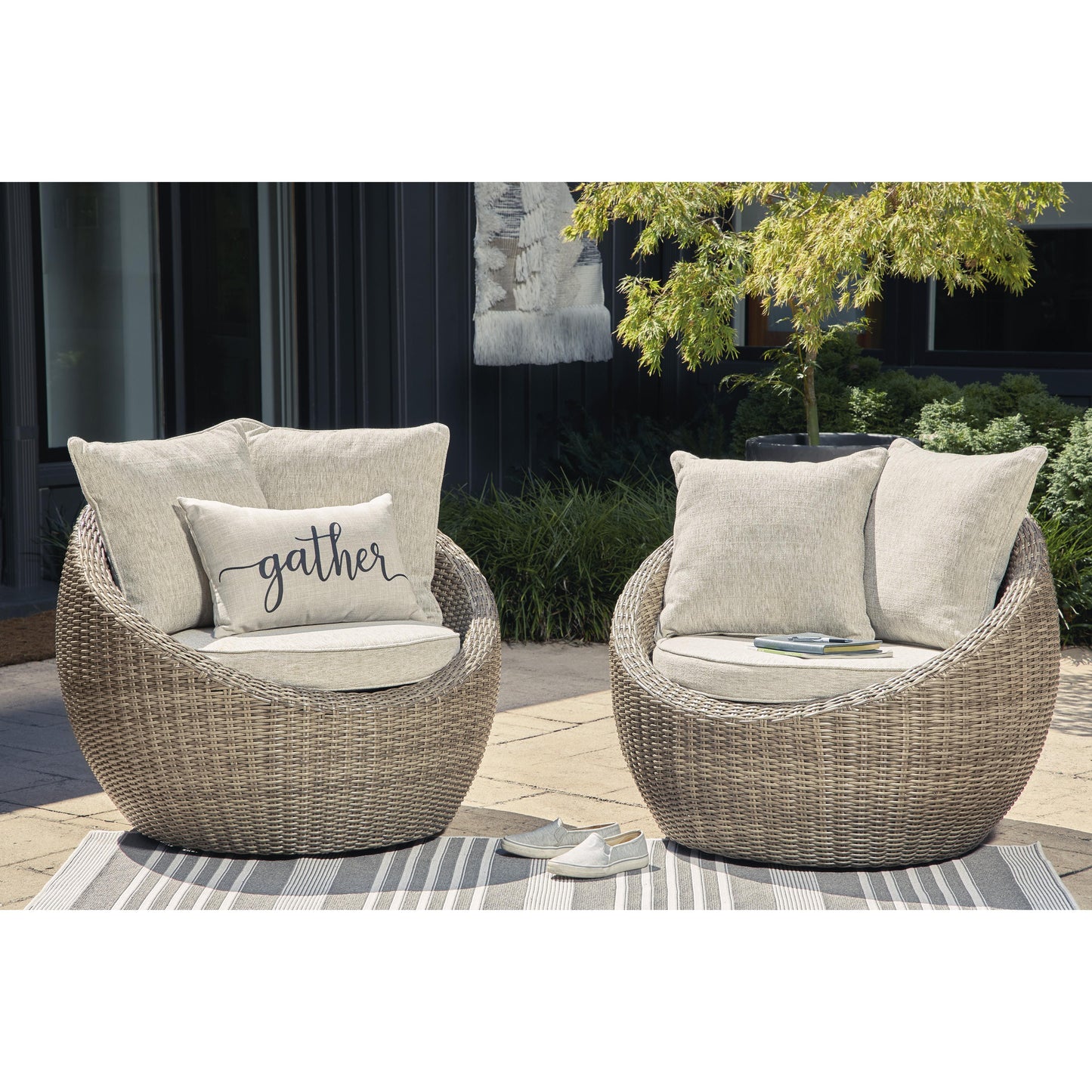 Signature Design by Ashley Danson P505-821 Swivel Lounge with Cushion | American Furniture of Slidell