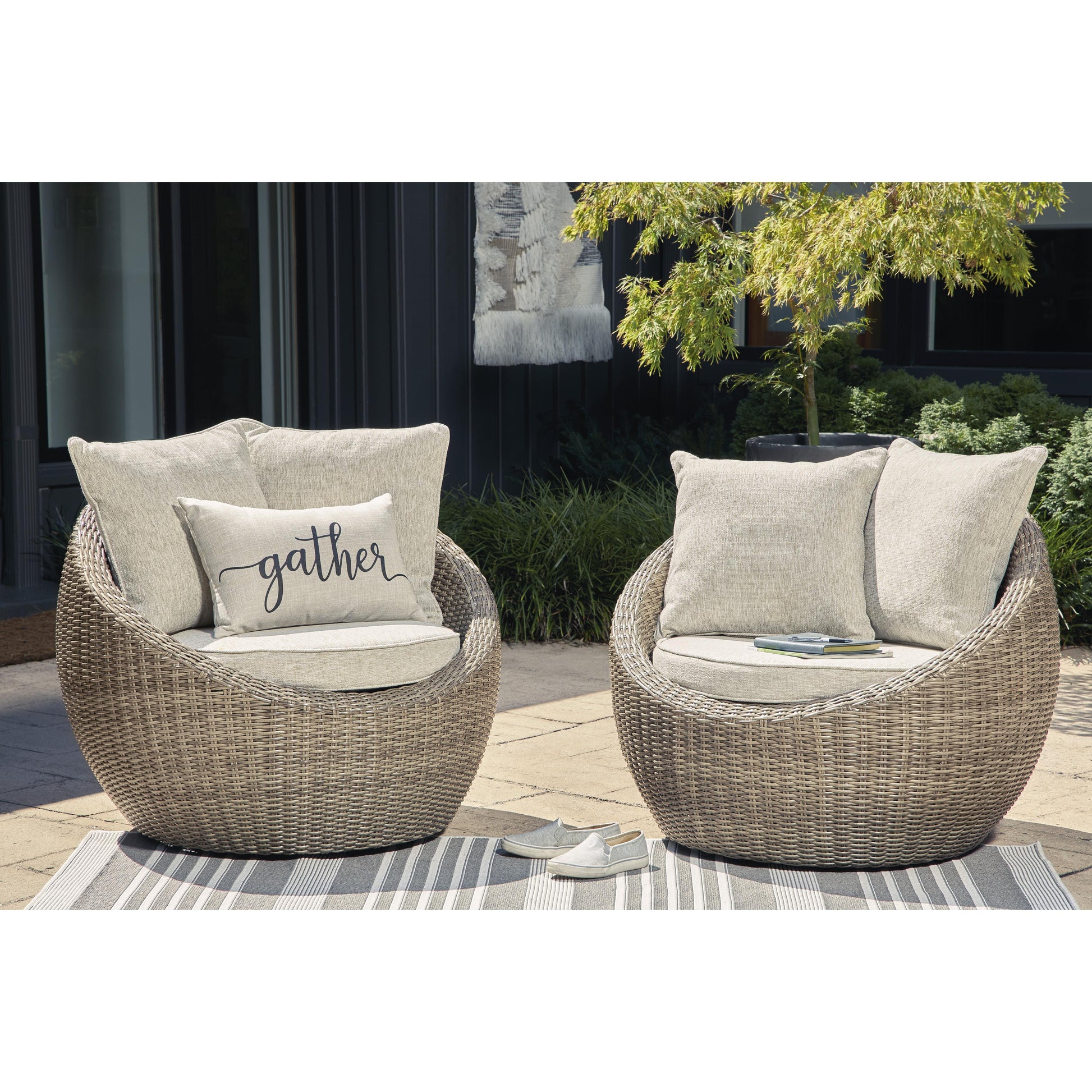 Signature Design by Ashley Danson P505-821 Swivel Lounge with Cushion | American Furniture of Slidell