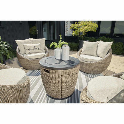 Signature Design by Ashley Danson P505-821 Swivel Lounge with Cushion | American Furniture of Slidell