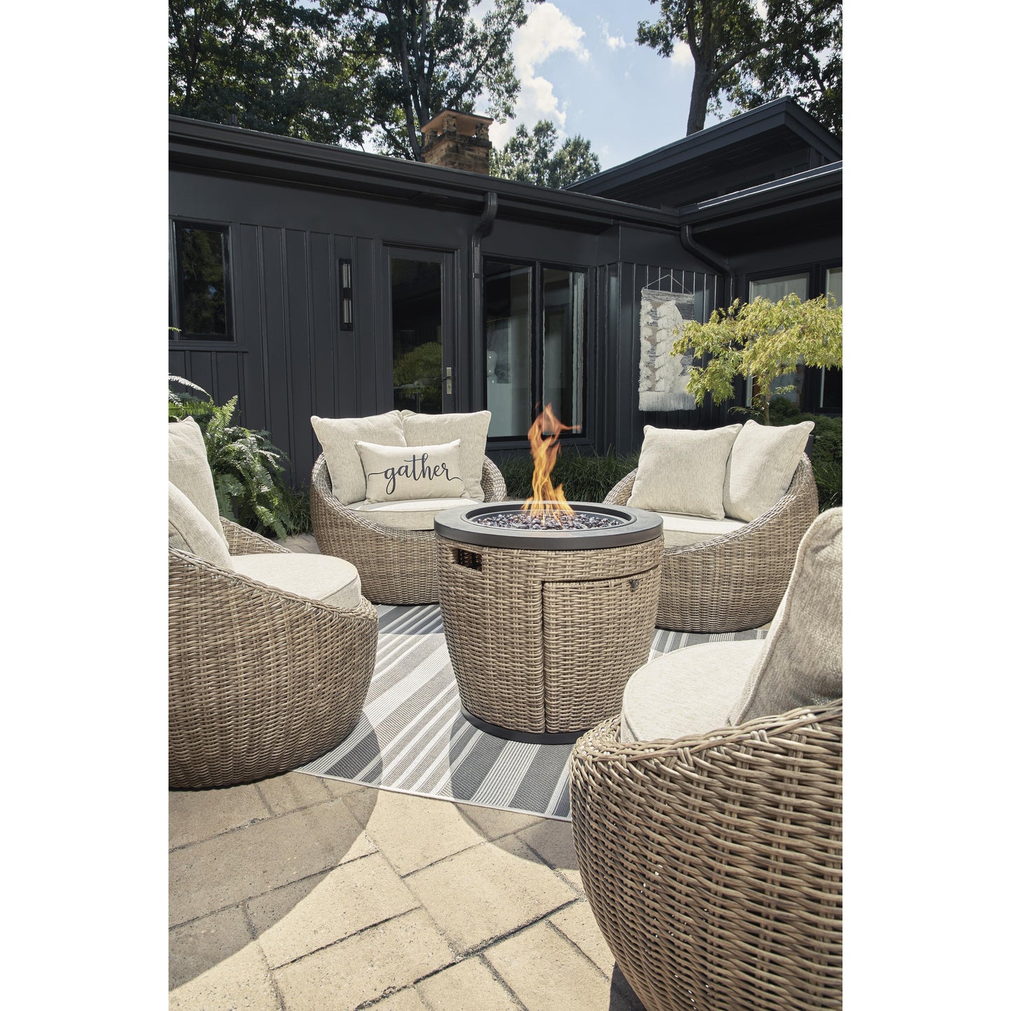 Signature Design by Ashley Danson P505-821 Swivel Lounge with Cushion | American Furniture of Slidell