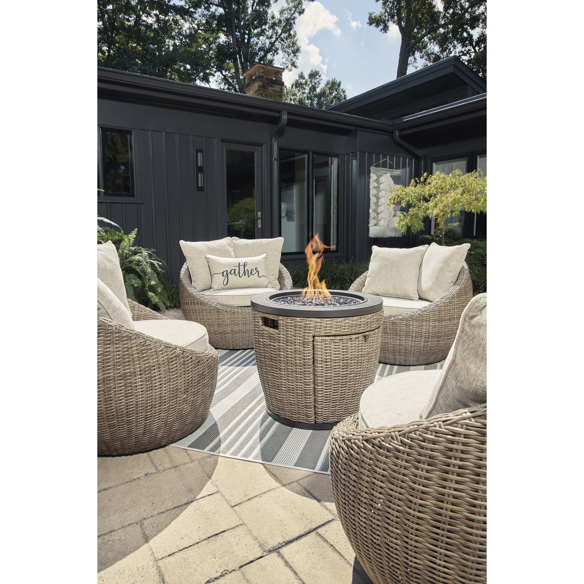 Signature Design by Ashley Danson P505-821 Swivel Lounge with Cushion | American Furniture of Slidell