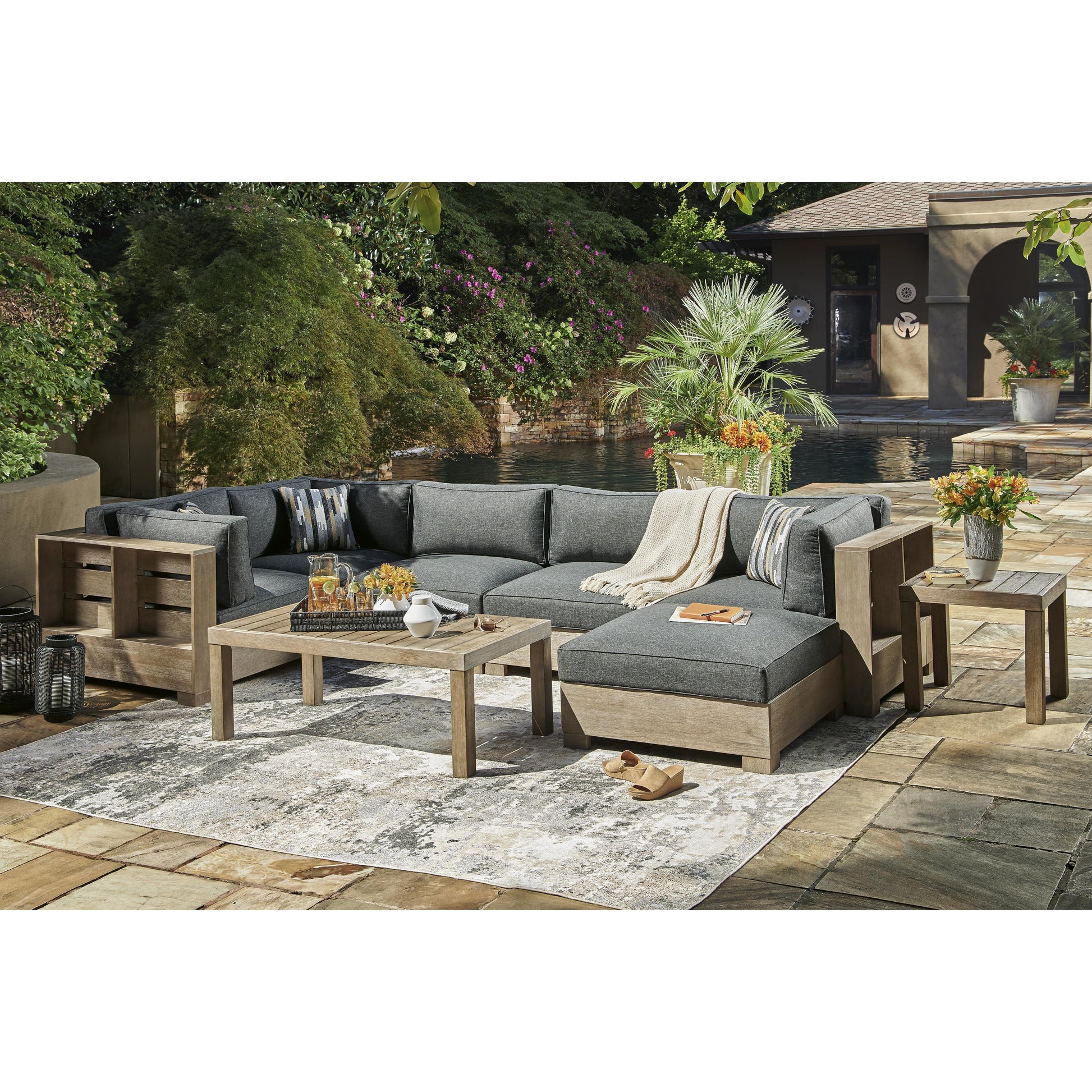 Signature Design by Ashley Citrine Park P660-814 Ottoman with Cushion | American Furniture of Slidell