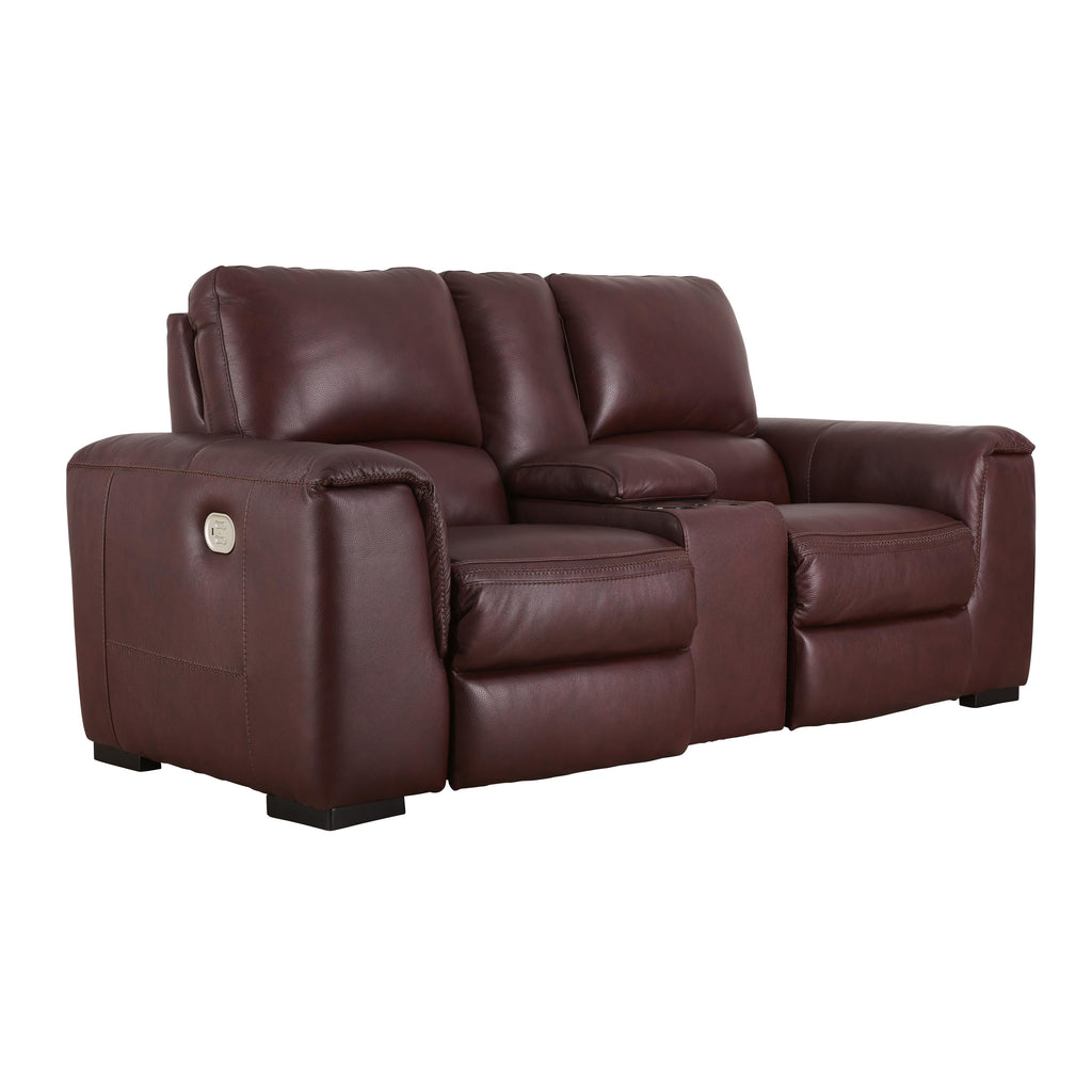 Signature Design by Ashley Alessandro U2550118 Power Reclining Loveseat with Console and Adjustable Headrest | American Furniture of Slidell