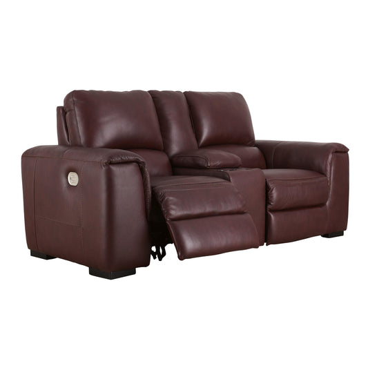 Signature Design by Ashley Alessandro U2550118 Power Reclining Loveseat with Console and Adjustable Headrest IMAGE 2