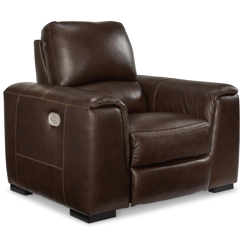 Signature Design by Ashley Alessandro Power Leather Match Recliner U2550213 IMAGE 1