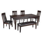 Signature Design by Ashley Haddigan D596D2 6 pc Dining Set IMAGE 2