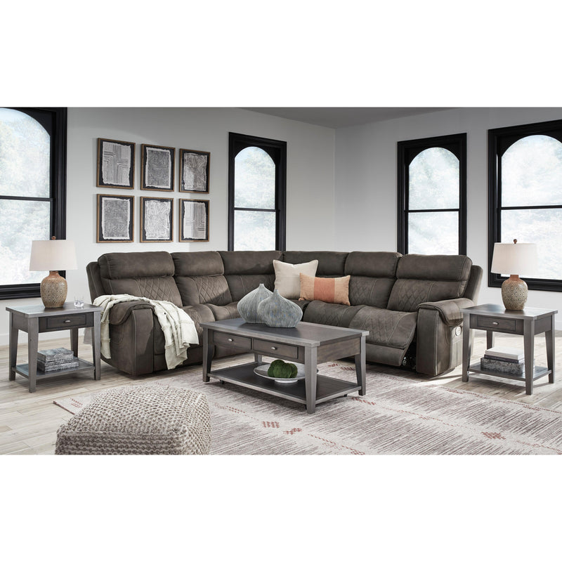 Signature Design by Ashley Hoopster Power Reclining Leather Look 5 pc Sectional 2370358/2370346/2370377/2370331/2370362 IMAGE 5