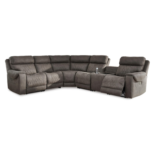  Signature Design by Ashley Hoopster 23703S5 6 pc Power Reclining Sectional IMAGE 1