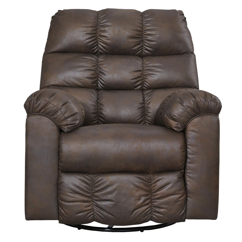 Signature Design by Ashley Derwin Swivel Glider Leather Look Recliner 2840128 IMAGE 3