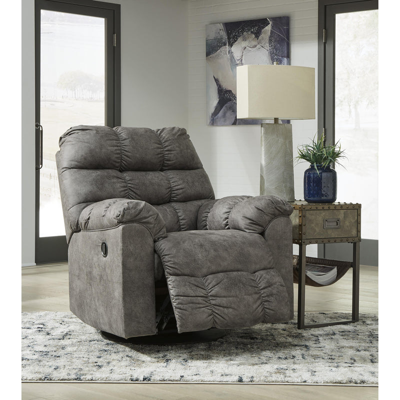 Signature Design by Ashley Derwin Swivel Glider Leather Look Recliner 2840228 IMAGE 7