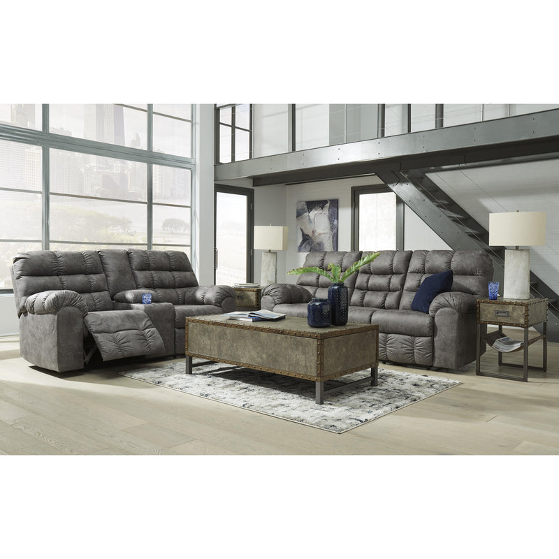 Signature Design by Ashley Derwin Reclining Leather Look Sofa 2840289 IMAGE 11