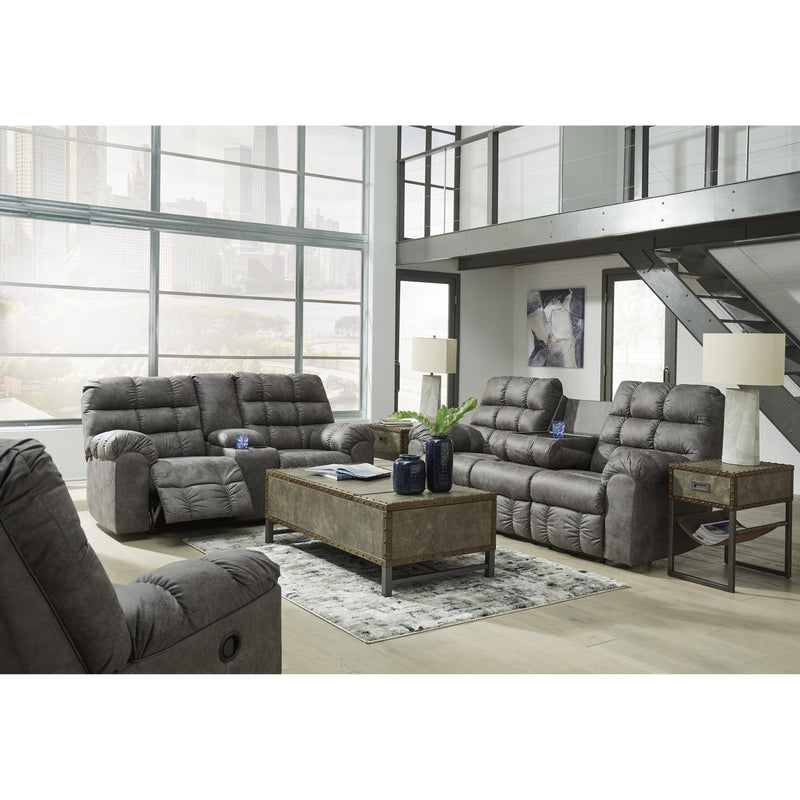 Signature Design by Ashley Derwin Reclining Leather Look Sofa 2840289 IMAGE 15