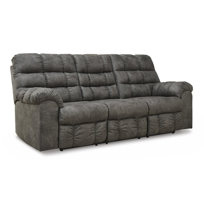 Signature Design by Ashley Derwin Reclining Leather Look Sofa 2840289 IMAGE 1