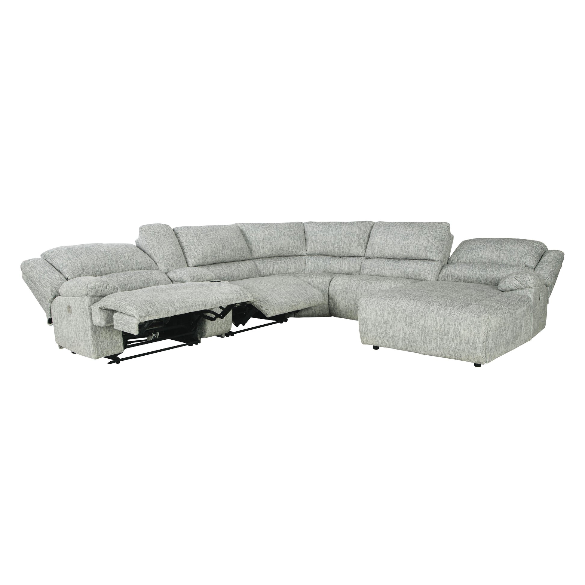 Signature Design by Ashley McClelland Power Reclining Fabric 6 pc Sectional 2930258/2930257/2930219/2930277/2930246/2930297 IMAGE 2
