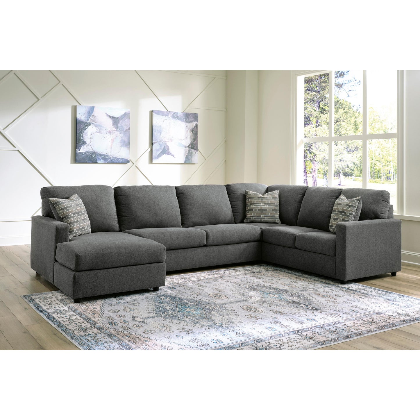 Signature Design by Ashley Edenfield Fabric 3 pc Sectional 2900316/2900334/2900349 IMAGE 3